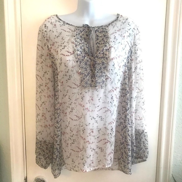 Soho NY&Co Floral Women’s Blouse Size Medium - Picture 1 of 9